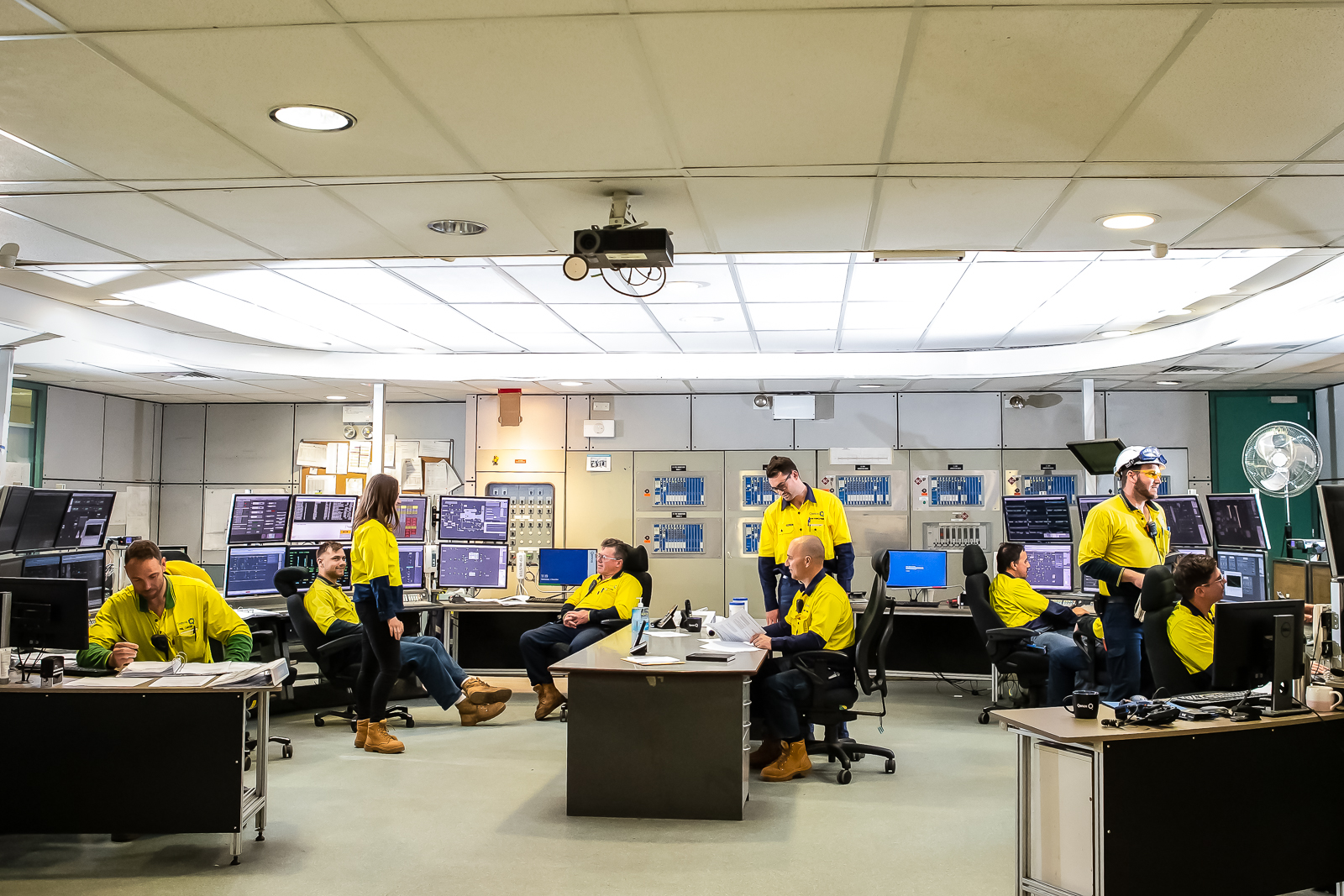 Olefins Main Control Room